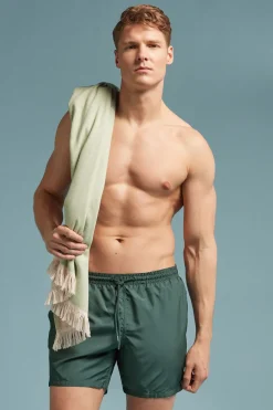 Badpak Zwemboxer met Effen Kleur