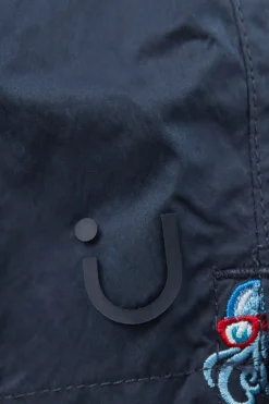 Badpak Zwemboxer met Octopussen-Borduurwerk