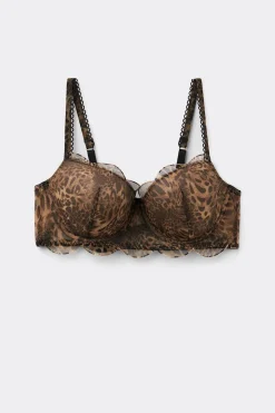 Balconette-BH Sofia van Katoen met Dierenprint Always Glamorous