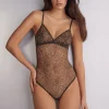 Body van Tule met Dierenprint Always Glamorous