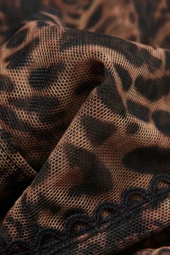 Body van Tule met Dierenprint Always Glamorous