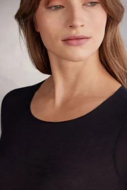 Bodysuit met Lange Mouwen van Modal en Kasjmier