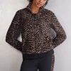 Bomberjack van Gespikkelde Fleece Luxurious Leopard