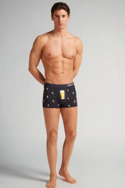 Boxer Superior Katoen met Bierprint