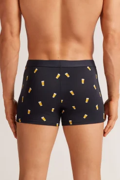 Boxer Superior Katoen met Bierprint