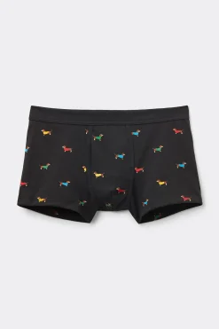 Boxer Superior Katoen Teckelprint