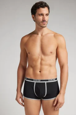 Boxer van Geribbeld Superior Katoen