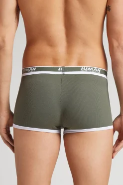 Boxer van Geribbeld Superior Katoen