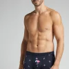 Boxer van Natural Fresh Katoen met Flamingo's Print