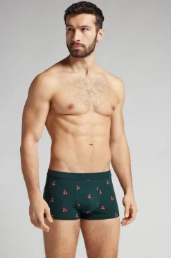 Boxer van Natural Fresh Katoen met Scooter-print