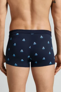 Boxer van Natural Fresh Katoen met Inktvis-print