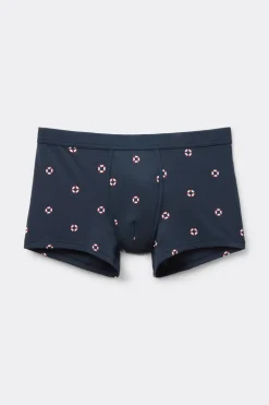 Boxer van Natural Fresh Katoen met Boei Print