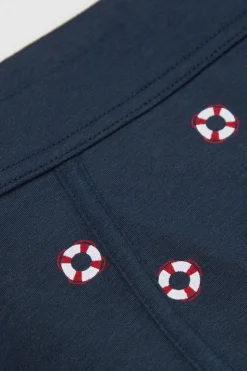 Boxer van Natural Fresh Katoen met Boei Print