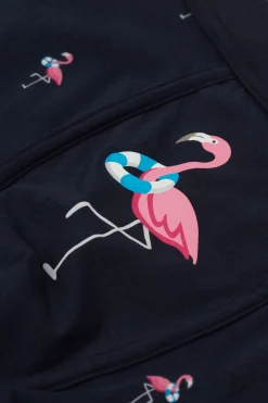 Boxer van Natural Fresh Katoen met Flamingo's Print