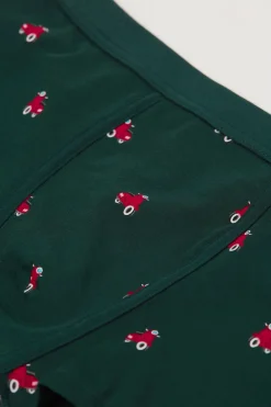 Boxer van Natural Fresh Katoen met Scooter-print