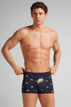 Boxer van Superior Katoen met Kameleonprint