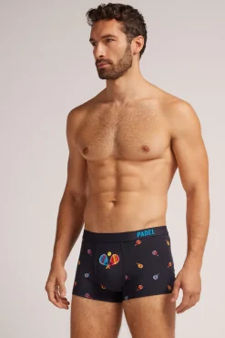 Boxer van Superior Katoen met Padel-Print