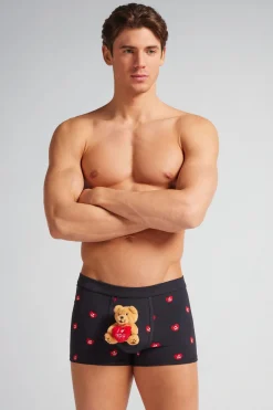 Boxer van Superior Katoen met I Love You Knuffel