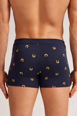 Boxer van Superior Katoen met Hoefijzerprint