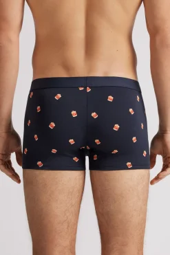 Boxer van Superior Katoen met Negroni Cocktail Print