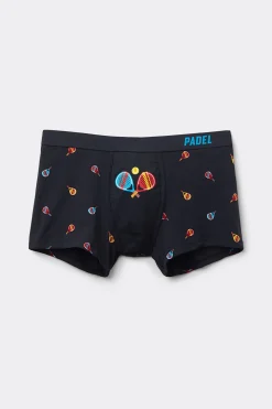 Boxer van Superior Katoen met Padel-Print
