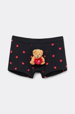 Boxer van Superior Katoen met I Love You Knuffel