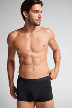 Boxershort van microfiber met logo