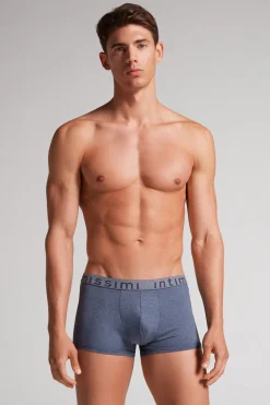 Boxershort van microfiber met logo