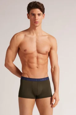 Boxershort van microfiber met logo