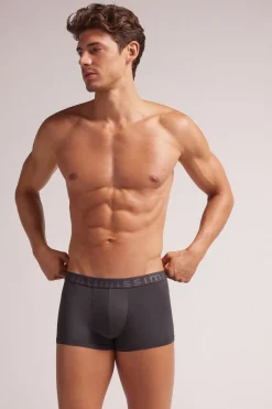 Boxershort van microfiber met logo