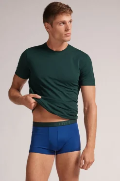 Boxershort van microfiber met logo