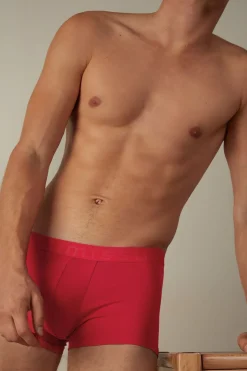 Boxershort van microfiber met logo
