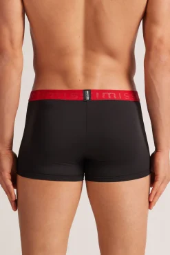 Boxershort van microfiber met logo