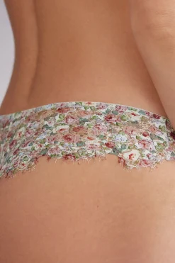 Brazilian Slip Floral Romance
