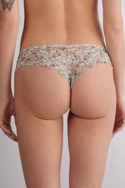 Brazilian Slip Floral Romance