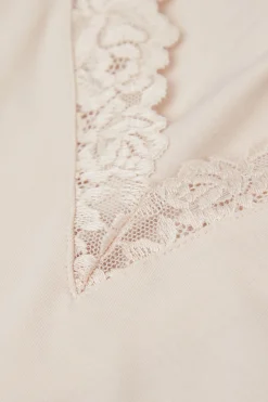 Canotta in Modal e Pizzo Pretty Flower