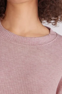 Chic Comfort Trui met Korte Mouwen in Modal