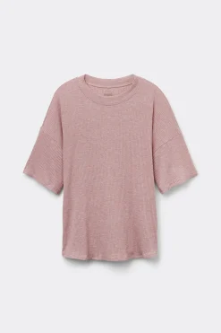 Chic Comfort Trui met Korte Mouwen in Modal