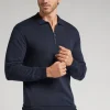Gebreide Polo met Lange Mouwen en Rits