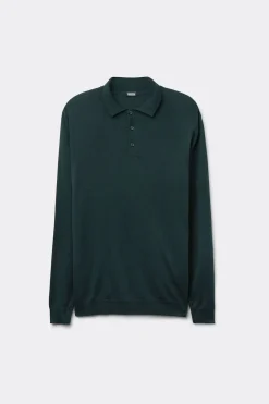 Gebreide Polo met Lange Mouwen