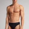 Heren String van Microfiber met Logodetail