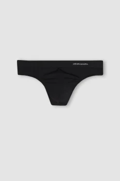 Heren String van Microfiber met Logodetail