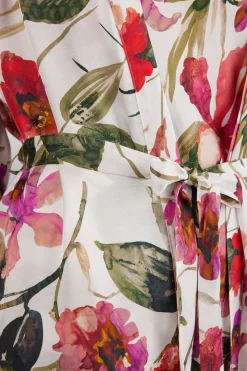 Imaginary Journey Kimono van Viscose Satijn