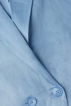 Jas met Double-breasted Sluiting van Linnen