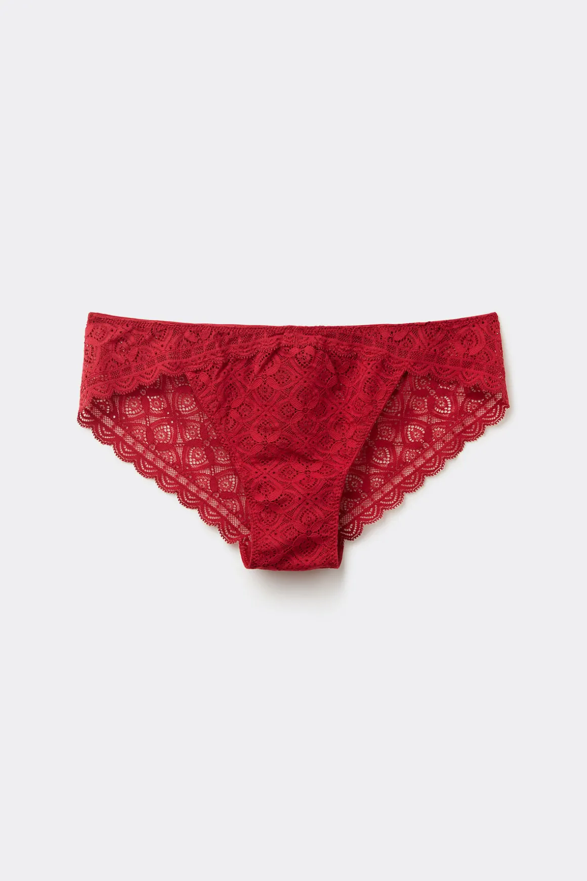 Kanten slips met lage taille