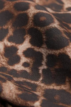 Kimono van Satijnen Viscose Luxurious Leopard