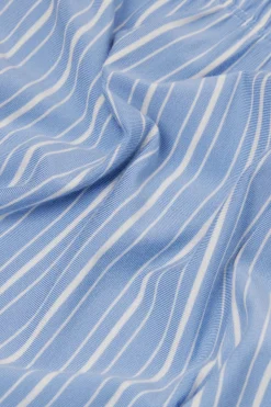 Korte broek in Modal met Oxford-Strepen