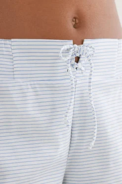 Korte Broek van Katoen met Strepen Morning Portofino