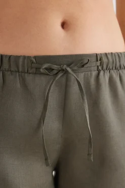 Korte broek van linnen