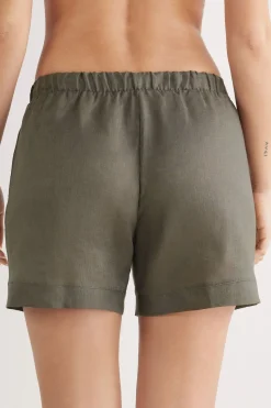 Korte broek van linnen